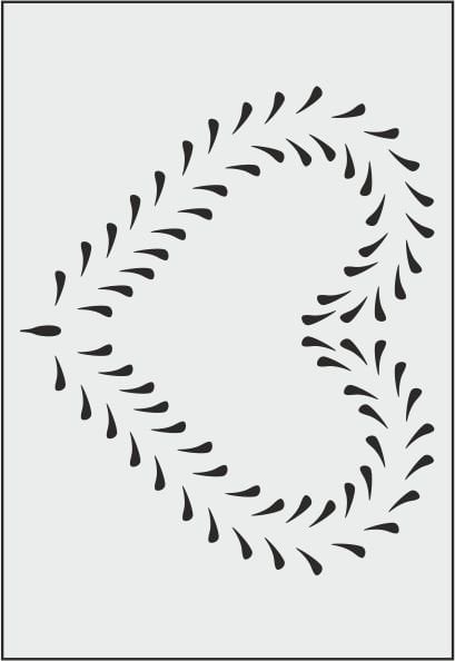 E014 -E STENCİL (25X35)