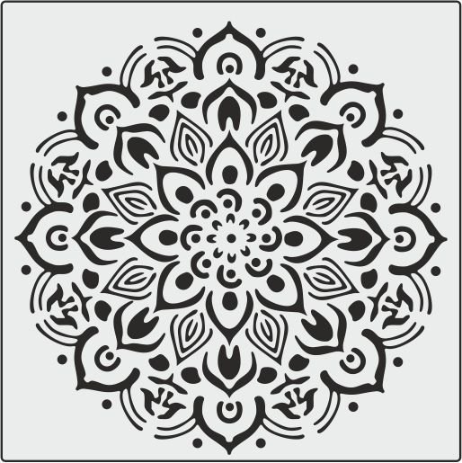 K002 - K STENCİL (25X25)