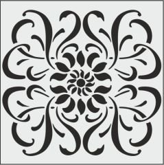 K006 - K STENCİL (25X25)