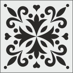K008 - K STENCİL (25X25)