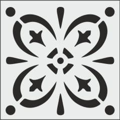 K009 - K STENCİL (25X25)