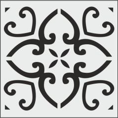 K015 - K STENCİL (25X25)