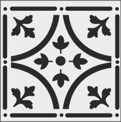 K016 - K STENCİL (25X25)