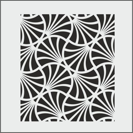 K020 - K STENCİL (25X25)