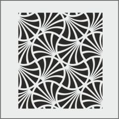 K020 - K STENCİL (25X25)