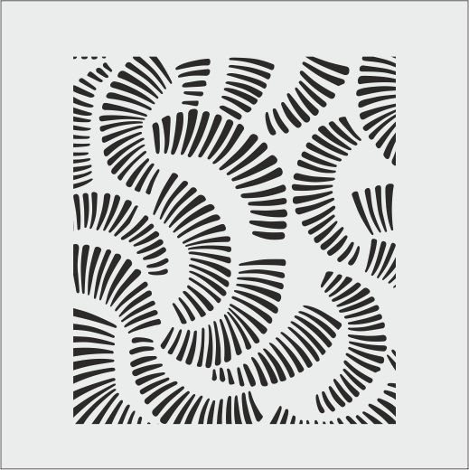 K024 - K STENCİL (25X25)