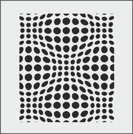 K026 - K STENCİL (25X25)