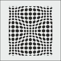 K026 - K STENCİL (25X25)