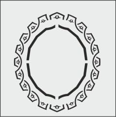 K031 - K STENCİL (25X25)