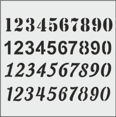 K036 - K STENCİL (25X25)