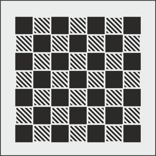 K037 - K STENCİL (25X25)