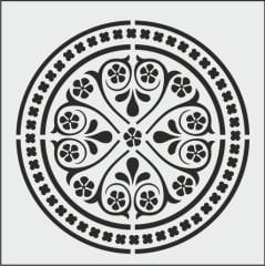 K042 - K STENCİL (25X25)