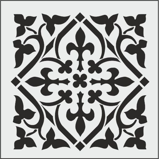 K048 - K STENCİL (25X25)