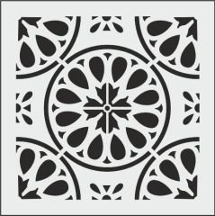 K049 - K STENCİL (25X25)