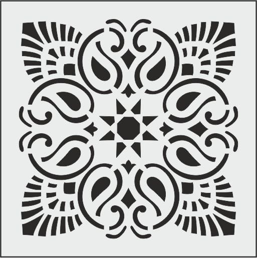 K053 - K STENCİL (25X25)