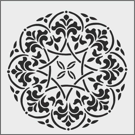 K054 - K STENCİL (25X25)