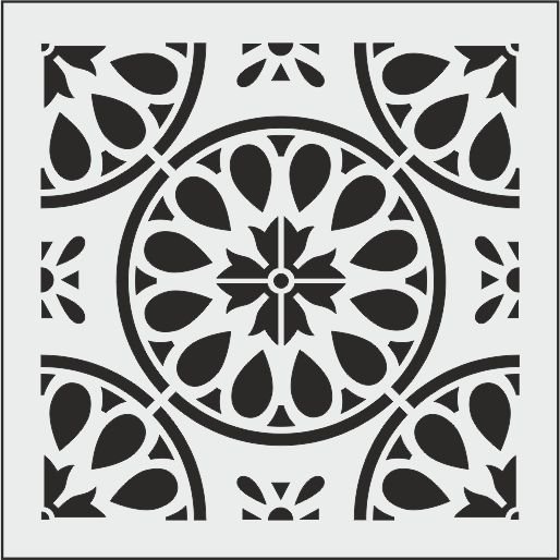 K057 - K STENCİL (25X25)