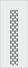 N006 - N STENCİL (10X25)