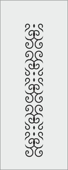 N010 - N STENCİL (10X25)