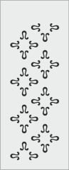 N014 - N STENCİL (10X25)