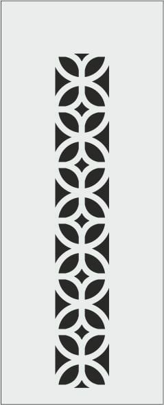 N015 - N STENCİL (10X25)