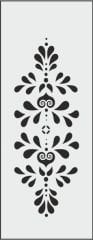 N020 - N STENCİL (10X25)