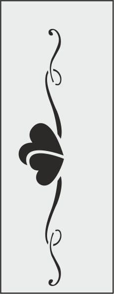 N038 - N STENCİL (10X25)