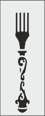 N039 - N STENCİL (10X25)
