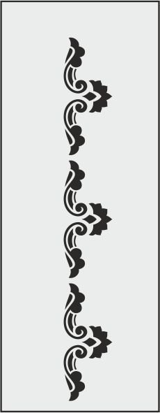 N045 - N STENCİL (10X25)