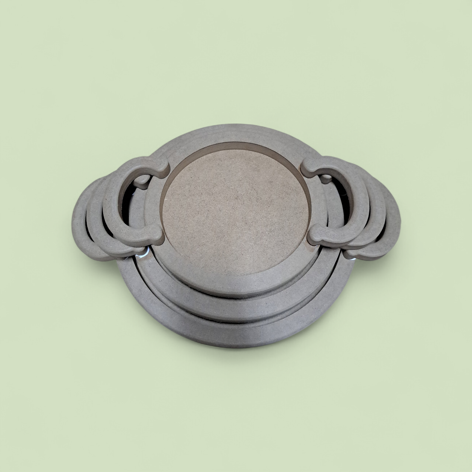 TP506-ÜÇLÜ YUVARLAK SET TEPSİ