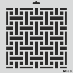 K058 - K STENCİL (25X25)