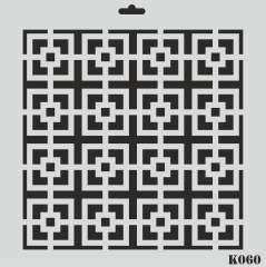 K060 - K STENCİL (25X25)