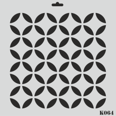 K064 - K STENCİL (25X25)