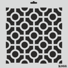 K066 - K STENCİL (25X25)